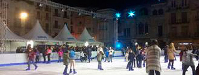 Pista de hielo en la Plaza Mercadal del 27 de noviembre al 10 de enero